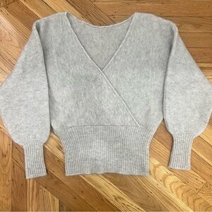 Sezane Gaby Jumper in Mottled Grey